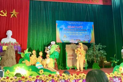 Trường Mầm Non Phú Sơn tham dự hội thi ” Dinh dưỡng với sức khỏe trẻ mầm non”